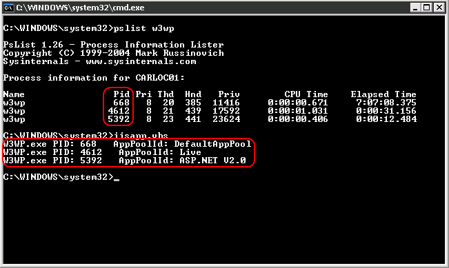 Find Which W3wp.exe Instance Is Hosting Your Application – Cloud Notes